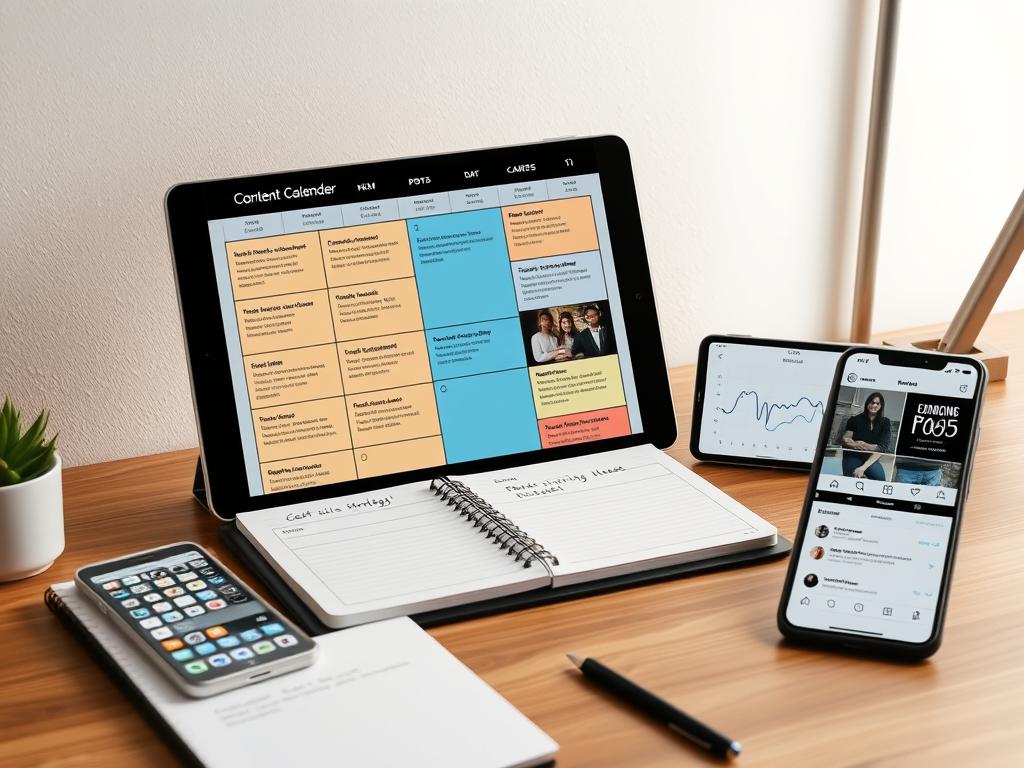 Content-Kalender und Wachstumsstrategie für Instagram