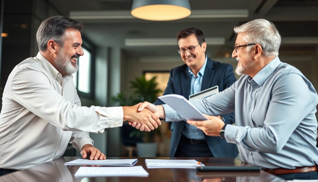 Erfolgreicher Abschluss eines Unternehmensverkaufs