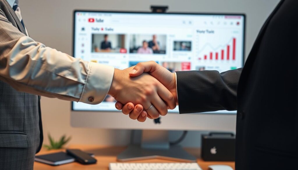 Erfolgreicher Verkauf eines YouTube Channels mit Handschlag