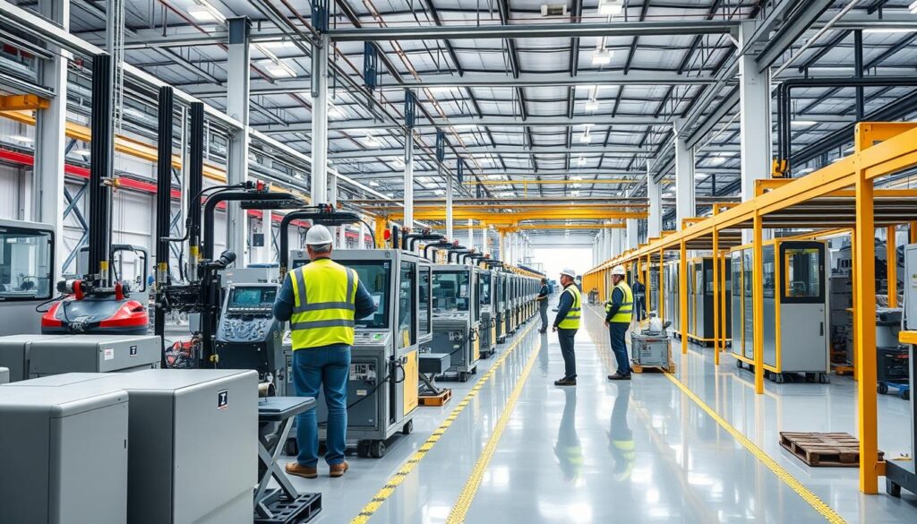 Erfolgsgeschichte einer Unternehmensfinanzierung mit Bankkredit - Produktionshalle