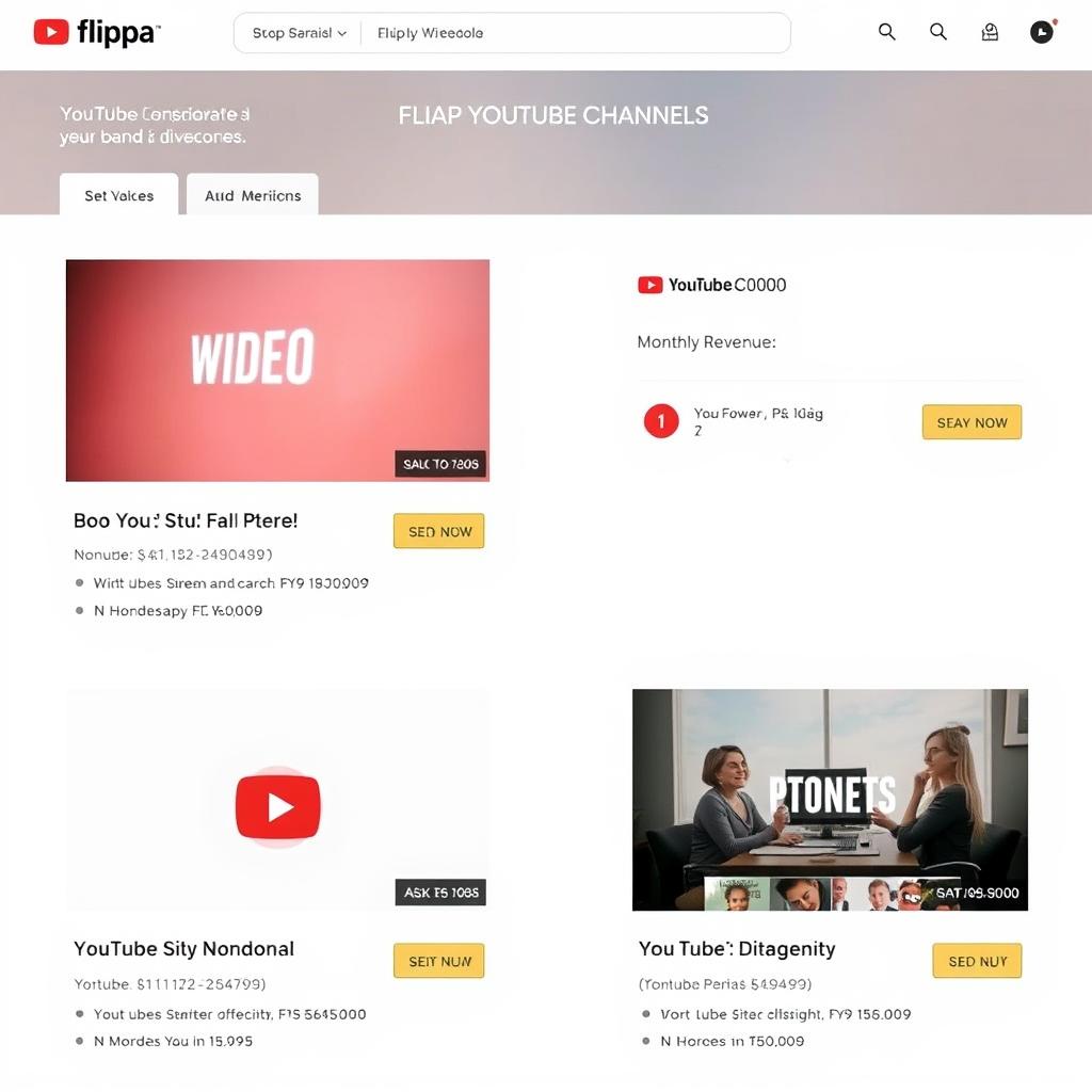 Flippa Marketplace für YouTube-Kanal verkaufen Flippa Marketplace für YouTube-Kanal verkaufen