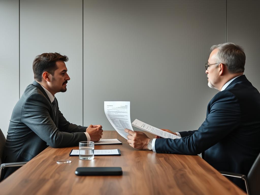 Mediationsgespräch bei Gesellschafterstreitigkeiten mit Gutachter