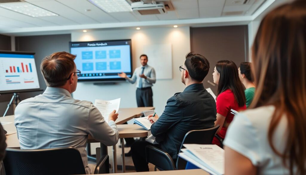 Schulung neuer Franchisenehmer