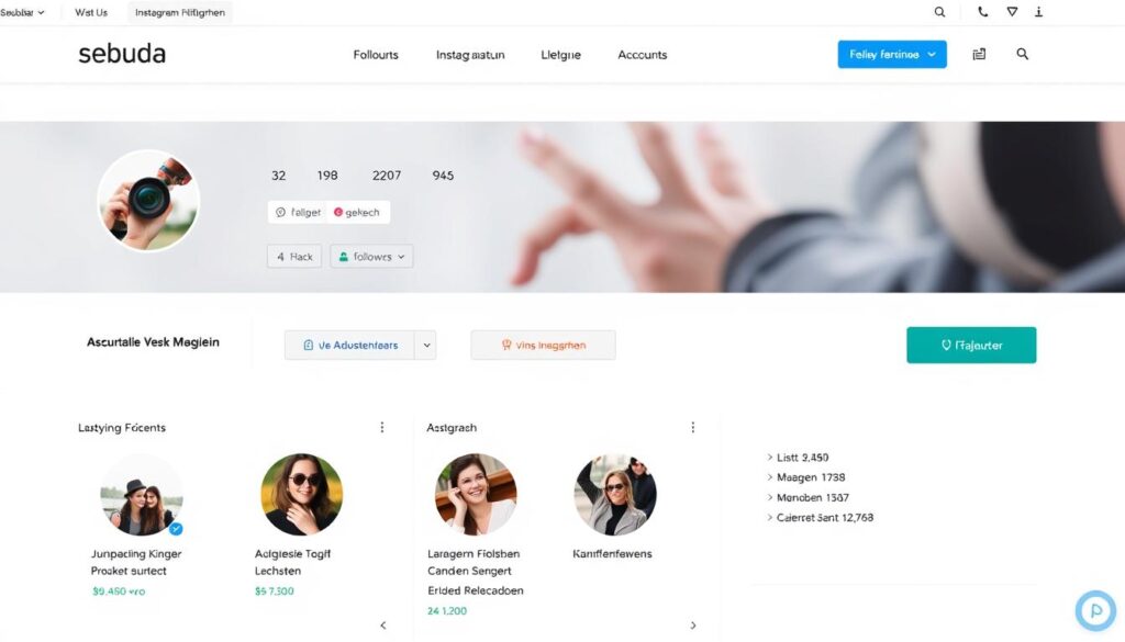 Sebuda Plattform für Instagram-Page kaufen in Deutschland