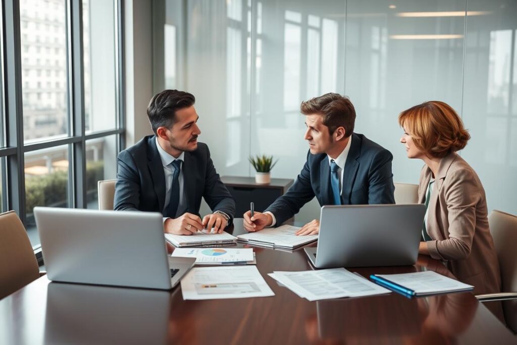 Verhandlungssituation beim Unternehmensverkauf