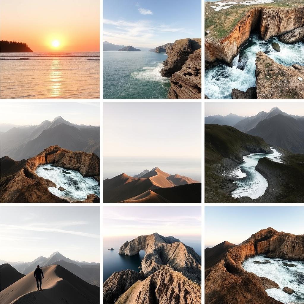 Verschiedene Instagram-Posts eines Accounts in einer bestimmten Nische