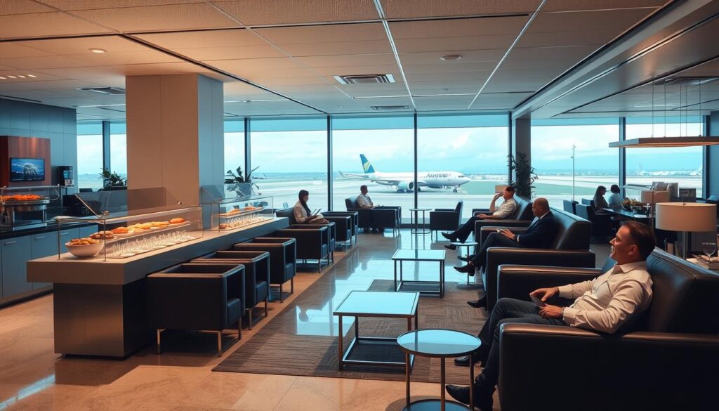 Priority Pass Lounge Zugang als Teil der AMEX Platinum Vorteile